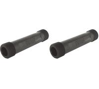 SOMATHERM FOR YOU, Tube d'attente en plastique pour compteur d'eau, double mâle 3/4", longueur 110mm, idéal pour installation sécurisée et dépose de compteur, température max 100°C (Lot de 2)