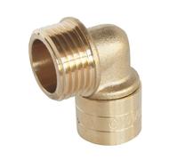 SOMATHERM FOR YOU, Raccord mâle coudé à glissement 12/17 pour tube PER Ø16 - Montage facile, résistant à la corrosion, certifié NF, pression max 10 bars, température 5°C à 90°C
