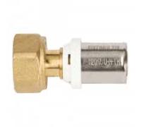 Raccord droit écrou tournant femelle multicouche à sertir 16mm x 20/27 - 3/4" Fixoconnect