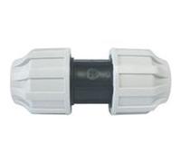 Somatherm Raccord plastique manchon égal pour tube PE Ø20 mm – 16 bars, 80°C, installation rapide