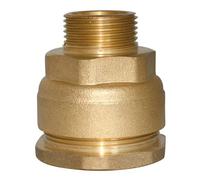 Somatherm - Raccords Laiton tubes PEHD - Raccord laiton droit mâle 1/2" (15/21) pour tube PE Ø20 -