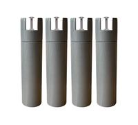 Someo 4 Pieds cylindriques pour Cadre à Lattes Anthracite 25 cm