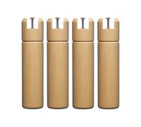 Someo 4 Pieds cylindriques pour Cadre à Lattes Naturel 25 cm