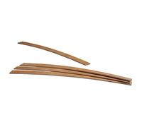 Someo Kit de 4 Lattes multiplis en hêtre Vernis 80x5,3