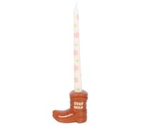 Something Different - Bougie et support (Taille unique) (Marron/Blanc)
