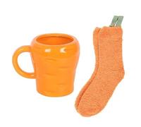 something different - Ensemble mug et chaussettes (Taille unique) (Orange)