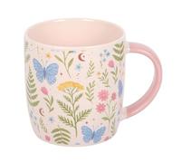 Something Different Wholesale Luna Bloom Tasse à imprimé floral en porcelaine fine 9,3 x 12,3 x 8,8 cm