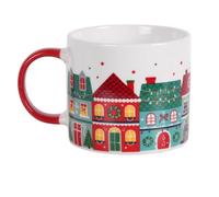 Something Different Wholesale Mug imprimé rue de Noël | Tasse à thé et café festif | Décoration de Noël pour la maison et la cuisine