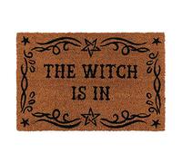 Something Different Wholesale Paillasson d'intérieur gothique « The Witch Is In » - Motif repaire de sorcière de la gamme Black Magic - Décoration d'intérieur unique