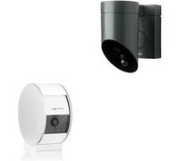 Somfy - 1 Indoor et 1 Outdoor Camera Grise Blanc/Gris G