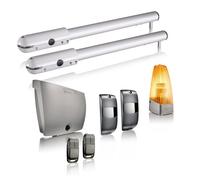 SOMFY 1240370 - Motorisation de portail battant à vérin SGS Essential RTS - Livrée avec 2 télécommandes Keypop, feu orange, et