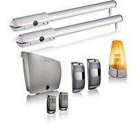 Somfy 1240370 - Motorisation SGS Essential RTS pour Portail Battant - Livrée avec 2 Télécommandes Keypop, Feu Orange, et Photocellules - Compatible app TaHoma