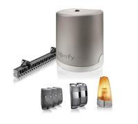 Somfy 1240631 - Motorisation Freevia Line RTS pour portail coulissant - Livrée avec 3 télécommandes Keytis, feu orange, photocellules et 4 m de crémaillère - Fabriqué en France - Compatible app TaHoma