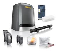 SOMFY 1241958 - Motorisation pour portail coulissant Slidymoove 600 Connect avec Kit de connectivité - Compatible Assistant Google