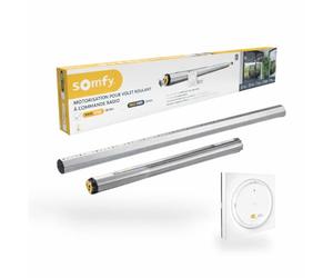 Somfy 1245874 Kit de Motorisation pour Volet Roulant pour Fenêtre RMS 1700 Radio IO - Compatible avec Volets rénovation, Tunnel, Bloc-Baie â€“ Télécommande Amy Incluse â€“ Compatible Tahoma
