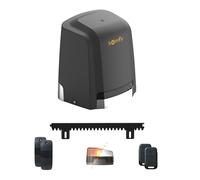Somfy 1246285 - Motorisation pour portail coulissant Slidymoove 600 | Avec 2 télécommandes Keypop, 4 mètres de crémaillère, 1 batterie de secours, 1 feu clignotant, photocellules | Fabriqué en France