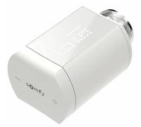 Somfy 1870508 - Vanne thermostatique connectée io, Thermostat connecté pour commander chaque radiateur à eau chaude, Compatible radiateurs hydrauliques et chauffage collectif ou individuel, Silencieux