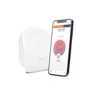 Somfy 1870775 - Thermostat Connecté Radio V2, sans Fil, pour Chauffage ou Chaudière Individuelle, Contact Sec, Compatible Amazon Alexa, l'Assistant Google et Tahoma (Switch), Blanc