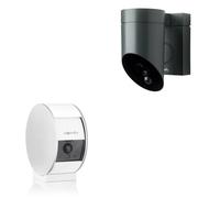 SOMFY 1875253 - 1 caméra intérieure Somfy Indoor Camera et 1 extérieure Somfy Outdoor Camera grise - Somfy Protect