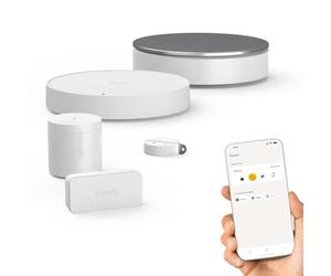 Somfy 1875279 - Home Alarm Essential Starter Pack - Système d'Alarme Maison sans Fil Connecté WiFi - 1 IntelliTAG - 1 détecteur de Mouvement - 1 Badge - Compatible Alexa, Assistant Google et Tahoma