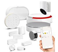 SOMFY 1875347 - Home Alarm Advanced - Pack video plus - Alarme Maison GSM sans Fil Connecté Wifi - Caméras de surveillance