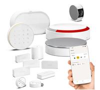 SOMFY 1875349 - Home Alarm Advanced - Pack vidéo - Alarme Maison sans Fil Connecté Wifi - Module GSM - Caméra de surveillance