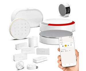 SOMFY 1875349 - Home Alarm Advanced - Pack vidéo - Alarme Maison sans Fil Connecté Wifi - Module GSM - Caméra de surveillance