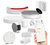 SOMFY 1875351 - Home Alarm Essential - Pack video plus - Alarme Maison sans Fil Connecté Wifi - Caméras de surveillance extérieure