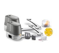Somfy 2401288 - Motorisation portail battant à bras Evolvia Star | Pour vantaux hauteur et largeur max 2m | Avec 2 télécommandes Keypop, 1 feu clignotant et batterie de secours | Fabriqué en France