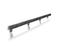 Somfy 2401294 - Mètre de crémaillère (1 x 1 mètre) basse pour portail coulissant | Compatible avec les moteurs Freevia, Slidymoove et LS