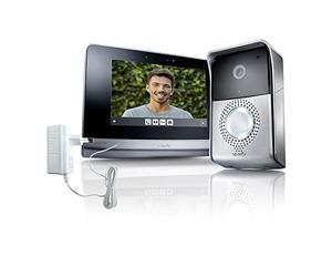 Somfy 2401446 V500 Kit portier video avec ecran tactile, Noir/Gris Metallise, 7 Pouces