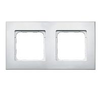 Somfy 9015238 - Cadre Double Blanc laqué pour Commandes murales Smoove