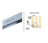 SOMFY 9016353 Capteur vent Eolis 3D Wirefree io Gr