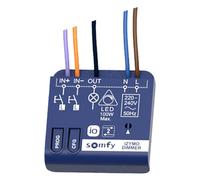 Somfy Récepteur encastrable Izymo 1822663 – sans fil io, variation LED dimmable
