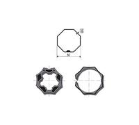 SOMFY - Jeu d'adaptation moteur pour LT 50 tube Selve Octo 50 somfy - 9410381