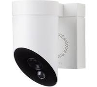 Somfy - Outdoor Camera blanche + stickers alarme Blanc G