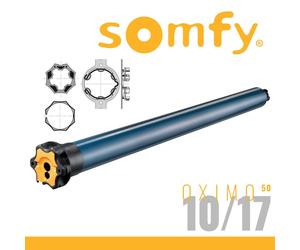 Somfy Oximo 50 io 10/17 Moteur Tubulaire Radio Pour Volets Roulants