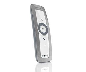 somfy Situo 1 Variation io II Iron Télécommande à 5 canaux avec patin tournant pour contrôler 1 appareil io ou 5 groupes d'appareils io Fonction d'inclinaison ou de gradation unique avec la roue