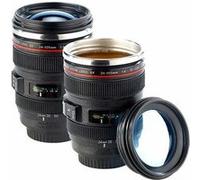 Somikon 2 mugs isothermes en forme de téléobjectif avec couvercles
