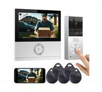 Somikon Visiophone Full HD connecté VSA-800.app avec écran tactile 7"
