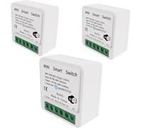 SomLife Interrupteurs Intelligents WiFi 16A MiniSmart Switch Wi-Fi connecté, Application Tuya/SmartLife, Alexa, Google Home