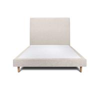 Sommeil de plomb Lit d'appoint avec sommier tapissier - Beige