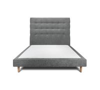 Sommeil de plomb Lit tapissier 160x200 - Anthracite