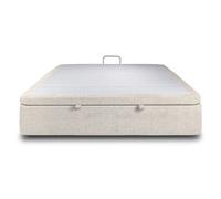 Sommeil de plomb Sommier coffre tissu - Beige