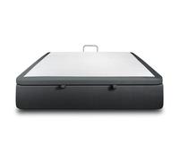 Sommeil de plomb Sommier coffre velours - Anthracite