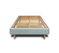 Sommeil de plomb Sommier velours 1 place - Gris