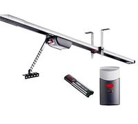 SOMMER Porte de garage Été duo vision avec rail, télécommande et innendrucktaster, bois, classique, 800 N, 2350 x 5500 mm