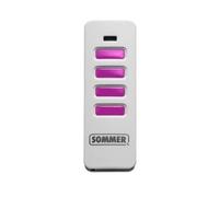 SOMMER - Télécommande Pearl 4018 Blanc & Rose (4018 V 003) SOMloq2 (868.8MHz)
