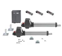 SOMMER twist M 4018V000 Moteur de portail battant à 2 vantaux jusqu'à 2,5 m de largeur ou 300 kg avec 3 émetteurs manuels Pearl