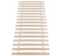 Sommier 100 x 190 et 100 x 200 cm PASIA 17 lattes sans cadre, Sommier à lattes pré-percées pour lit, vis fournies